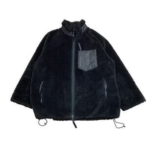 Rare Studious Tokyo Japan Deep Pile Sherpa Fleece Jacket Size 3 Large